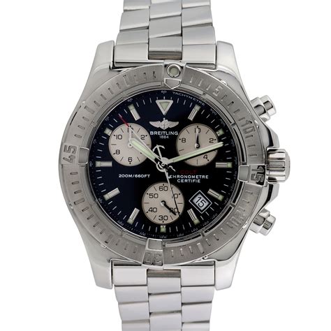 breitling chronographe certifie 100metres|breitling colt chronometre certifie.